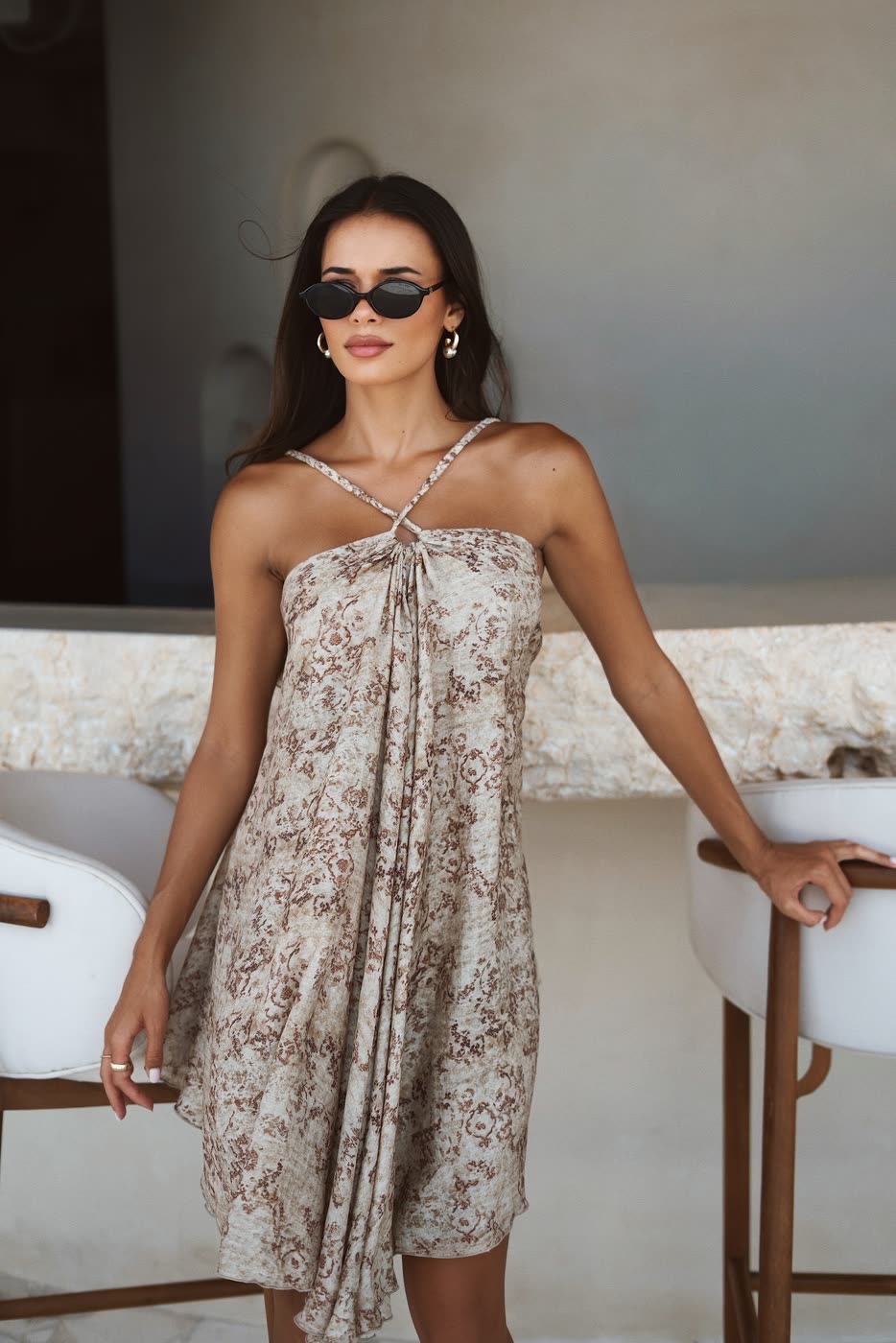 MOODSTORIES floral print dress